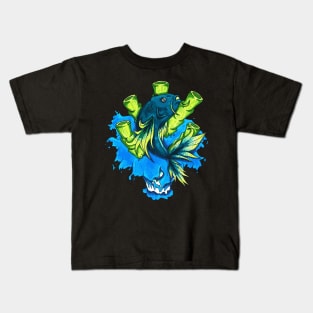 Fishing For Fish. Kids T-Shirt